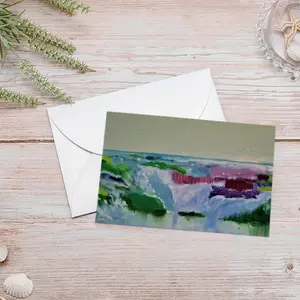 Water Falling Greeting Card