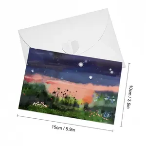 Twilight On The Heath Greeting Card