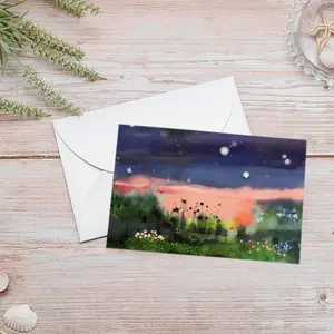 Twilight On The Heath Greeting Card