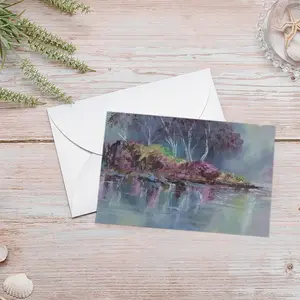 Lake Reflection Greeting Card