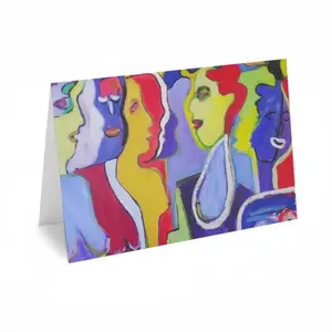 Woman Talk Greeting Card