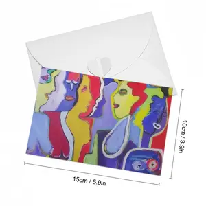 Woman Talk Greeting Card