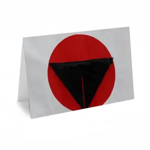 Pubic Flag Japan Greeting Card