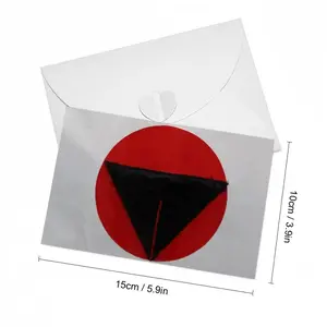 Pubic Flag Japan Greeting Card