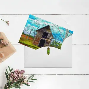 Barn By The Side Of The Road Greeting Card