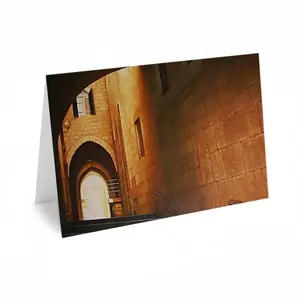 Old Jerusalem Road To The Kotel Greeting Card