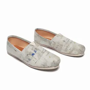 Men White Medina Flat Shoes