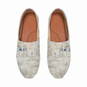 Men White Medina Flat Shoes