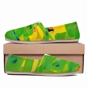 Men Yellow Green Flat Shoes