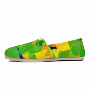 Men Yellow Green Flat Shoes