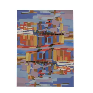 A Small Fishing Harbor In Southern France Greeting Card