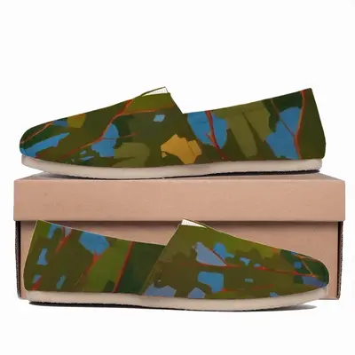 Men Pine Trees Flat Shoes