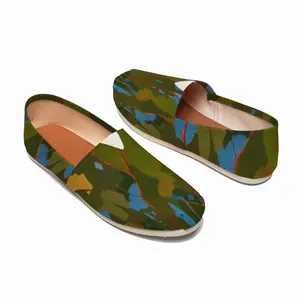 Men Pine Trees Flat Shoes