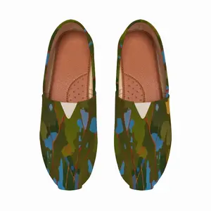 Men Pine Trees Flat Shoes