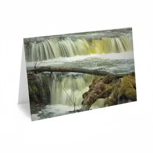 Minnihaha-Curling Waterfall Greeting Card