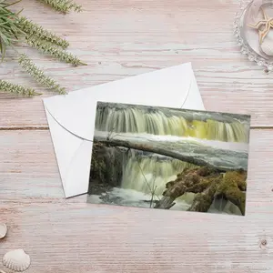 Minnihaha-Curling Waterfall Greeting Card