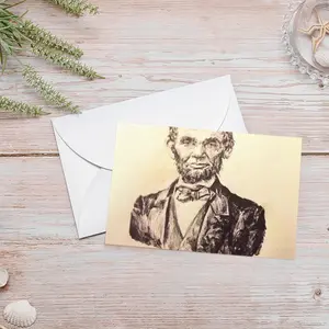 President Abraham Lincoln Greeting Card