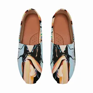 Men Flower Of Love Flat Shoes