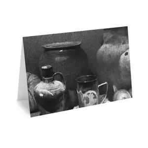 Still Life With Ceramics Greeting Card