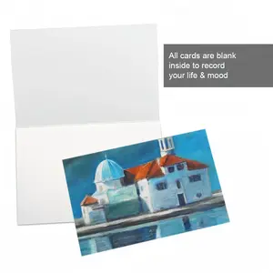 Monastery On The Island Greeting Card