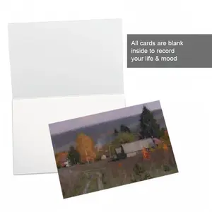 Autumn Village Nikolaevka Greeting Card