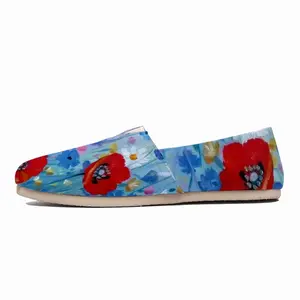 Men Three Poppies Flat Shoes