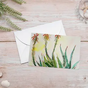 Aloe Greeting Card