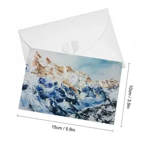 Alpen Glow Greeting Card