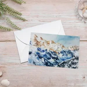 Alpen Glow Greeting Card