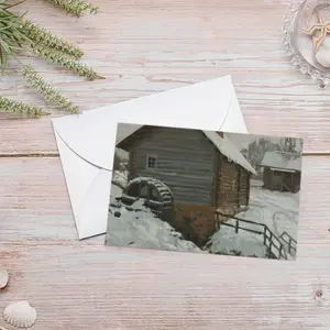 Old Mill Greeting Card