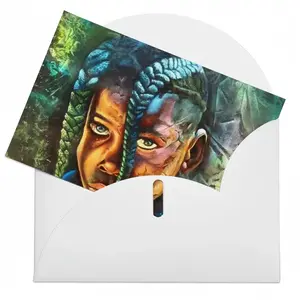 African Youngster Greeting Card