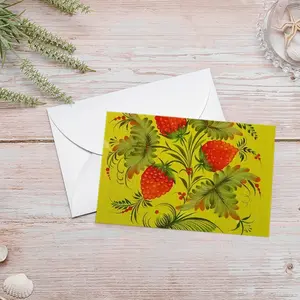 Raspberry Greeting Card