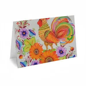 Sunny Rooster Greeting Card