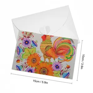 Sunny Rooster Greeting Card