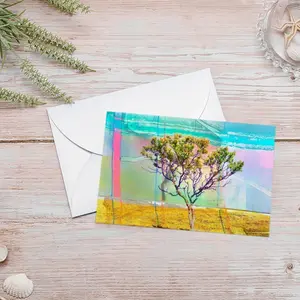 The Tree On The Hill Greeting Card