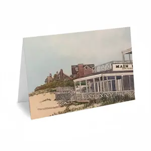 Main Beach East Hampton Greeting Card