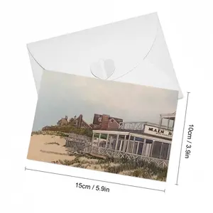 Main Beach East Hampton Greeting Card