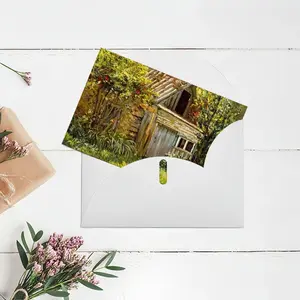 Old House Garden Greeting Card