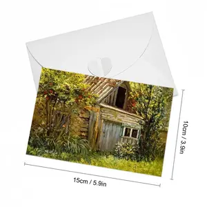 Old House Garden Greeting Card