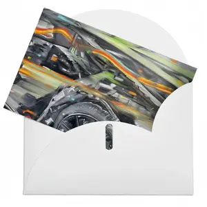 Lamborghini Huracan Crash Greeting Card