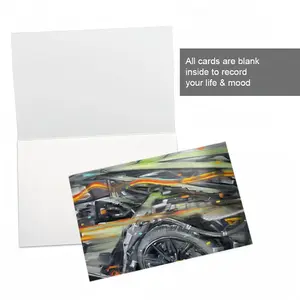 Lamborghini Huracan Crash Greeting Card