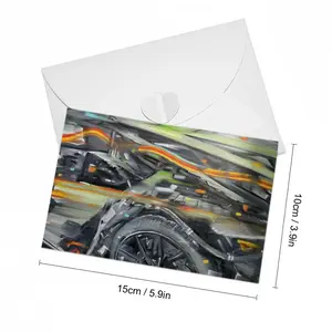 Lamborghini Huracan Crash Greeting Card