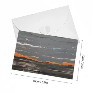 Melting Sun Greeting Card