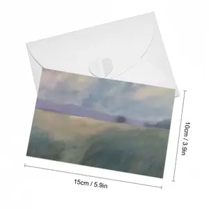 In The Cool Breeze Greeting Card