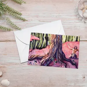 Anguish Greeting Card