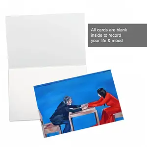 True Story Marina Abramovich And Ulay Greeting Card