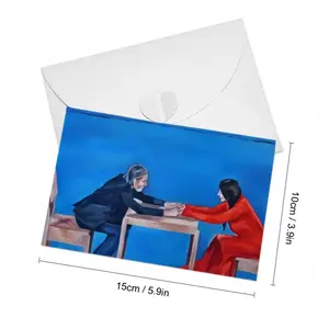 True Story Marina Abramovich And Ulay Greeting Card