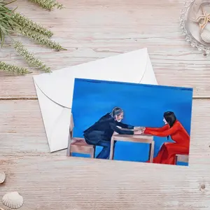 True Story Marina Abramovich And Ulay Greeting Card