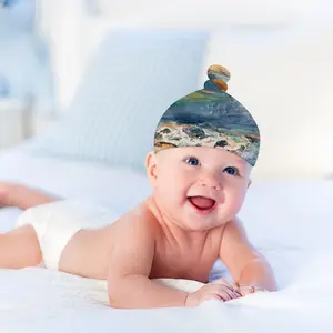 Angel Of My Land Baby Top Knot Hat