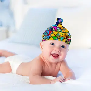 I Built Pyramids Baby Top Knot Hat